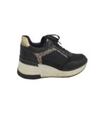Adidasi dama  41, imitatie de piele, negru