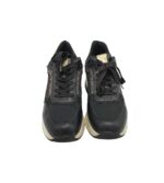 Adidasi dama  41, imitatie de piele, negru - imagine 3