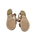 Sandale dama Cox, 39, material textil, piele, maro - imagine 5