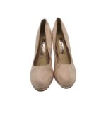 Pantofi dama Tamaris, 38, material textil, bej - imagine 3