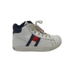 Adidasi dama Tommy Hilfiger, 39, imitatie de piele, alb albastru