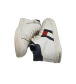 Adidasi dama Tommy Hilfiger, 39, imitatie de piele, alb albastru - imagine 4