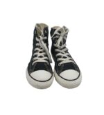 Tenisi copii Converse, 35, material textil, negru - imagine 3