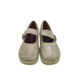Balerini dama Top Tex, 39, piele intoarsa, gri - imagine 3