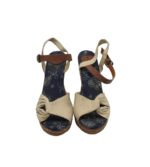 Sandale dama PrimaDonna, 40, material textil, bej - imagine 3