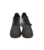 Adidasi dama 36, material textil, gri negru - imagine 3