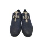 Pantofi barbati Bello, 40, piele, albastru - imagine 3