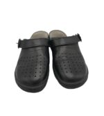 Saboti barbati  46, piele, negru - imagine 3
