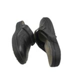 Saboti barbati  46, piele, negru - imagine 4