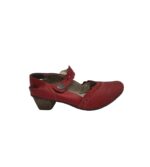 Pantofi dama Rieker, 38, piele, rosu