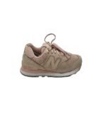 Adidasi dama New Balance, 36, piele intoarsa, material textil, roz bej