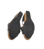 Saboti dama Dune, 41, material textil, negru - imagine 5