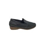 Mocasini dama 38, piele, negru