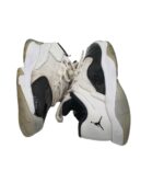 Adidasi dama Jordan, 36, material textil, piele, negru alb - imagine 4