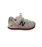 Adidasi barbati New Balance, 43, piele intoarsa, material textil, gri