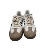 Adidasi barbati Adidas, 45, piele intoarsa, piele, alb - imagine 3