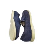 Mocasini  barbati  44, material textil, albastru - imagine 4