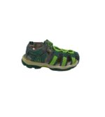 Sandale copii Lurchi, 31, piele intoarsa, material textil, verde