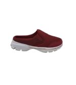 Saboti dama 40, material textil, rosu