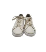 Tenisi dama Lacoste, 37, imitatie de piele, piele, alb - imagine 3