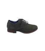 Pantofi barbati Bugatti, 44, piele intoarsa, gri
