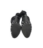 Sandale dama Catwalk, 38, material textil, negru - imagine 5
