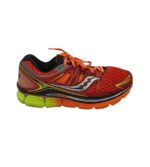 Adidasi dama Saucony, 46, material textil, rosu