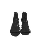 Sandale dama Liva Loop, 38, material textil, negru - imagine 5