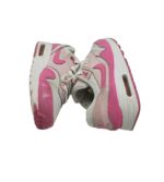 Adidasi copii Nike, 33, imitatie de piele, material textil, piele, alb roz - imagine 4