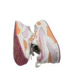 Adidasi dama Puma 38, imitatie de piele, material textil, alb mov - imagine 4