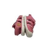 Sandale copii 28, imitatie de piele, material textil, roz - imagine 4