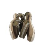Sandale dama Landrover, 40, material textil, kaki - imagine 4