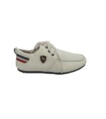 Mocasini barbati  42, imitatie de piele, alb