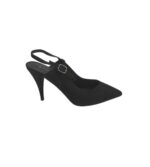 Pantofi dama Papaya 37, material textil, negru