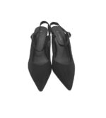 Pantofi dama Papaya 37, material textil, negru - imagine 2