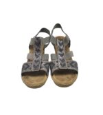 Sandale dama Rieker, 39, imitatie de piele, material textil, gri - imagine 3