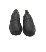 Mocasini barbati  42, piele, negru - imagine 3