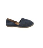 Espadrile unisex Iza, 42, piele intoarsa, bleumarin