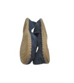 Espadrile unisex Iza, 42, piele intoarsa, bleumarin - imagine 4