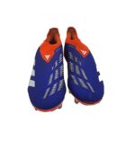 Adidasi barbati Adidas, 42, imitatie de piele, albastru portocaliu - imagine 3