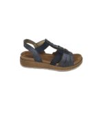 Sandale dama Easystreet, 36, imitatie de piele, material textil, albastru