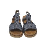 Sandale dama Easystreet, 36, imitatie de piele, material textil, albastru - imagine 3