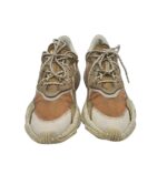 Adidasi barbati Adidas, 45, imitatie de piele, material textil, piele, alb maro - imagine 3
