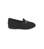 Mocasini dama Graceland, 38, material textil, negru