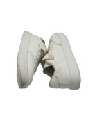 Adidasi copii  31, imitatie de piele, alb - imagine 4
