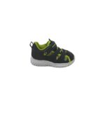 Sandale copii Kangaroos, 26, imitatie de piele, material textil, negru verde