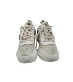 Adidasi dama  Fashion, 39, imitatie de piele, material textil, alb - imagine 3