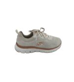 Adidasi dama Skechers, 37, material textil, gri