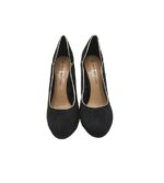 Pantofi dama Divine, 36, material textil, negru - imagine 3