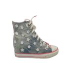 Tenisi dama Daddys, 40, material textil (talpa falsa), albastru